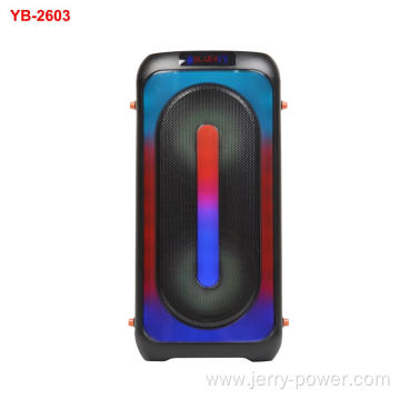 Guangzhou factory low price trolley speaker system rechargeable YB-2603